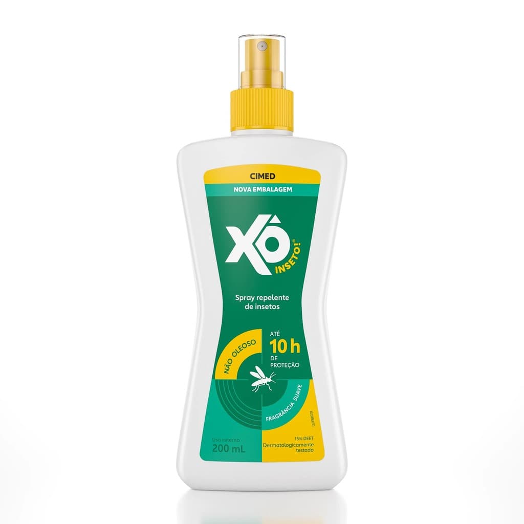 Spray Repelente Spray Xô Inseto 200 Ml Até 10h de Proteção