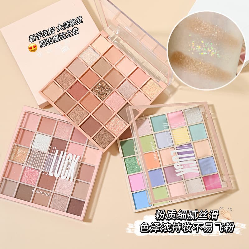Capelle cor sorte paleta de sombras feminino perolado fino brilhante cristal chá terra cor festa sombra barata
