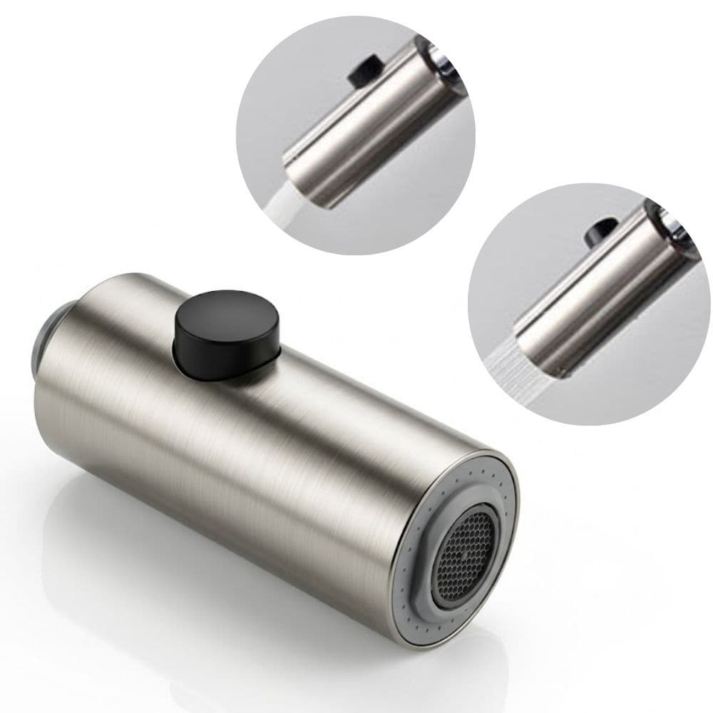 Cabeça Chuveirinho P/ Torneira Gourmet Extensível Escovada