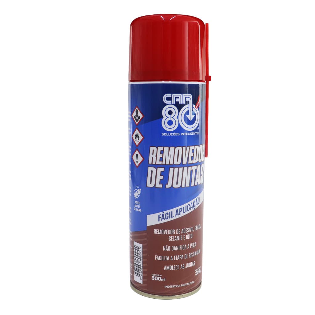 Removedor De Juntas Car80 Spray Limpa Adesivo Graxa Óleo 300ml Limpeza Multiuso