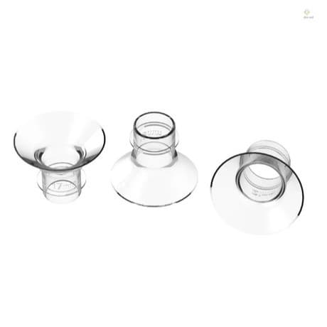 Conjunto De Inserção De Flange De 3 Peças Para Bomba Tira Leite , Conversor De Substituição Conveniente De 17 Mm 8JZU