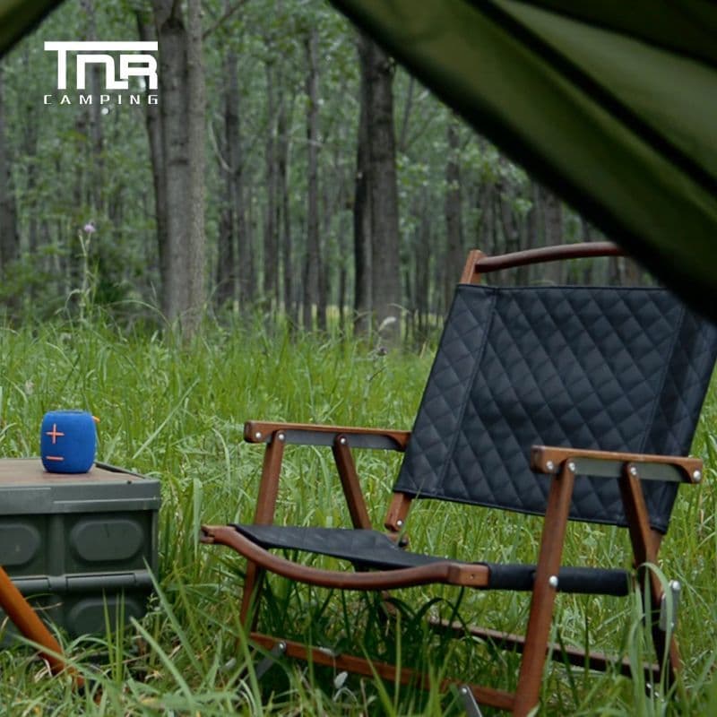 TNR cadeira dobrável de madeira maciça ao ar livre portátil requintado presente acampamento pátio casa campo Kemite cade