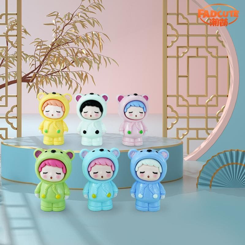 Bonito dos desenhos animados novo estilo ornamentos criativos ornamentos de resina partículas bonitos urso casa escritór
