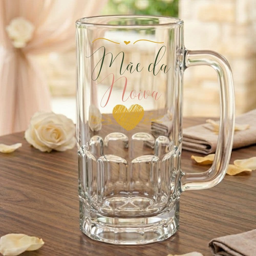 1 Caneca Taberna Personalizada Pai Mãe da Noiva do Noivo Presente Casamento Madrinha Padrinho