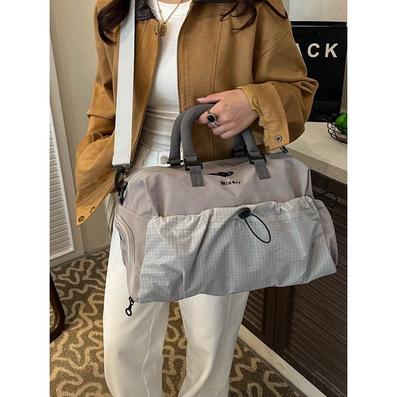 Bolsa de viagem portátil de grande capacidade, viagem de negócios de curta distância, leve, portátil, bolsa de bagagem,