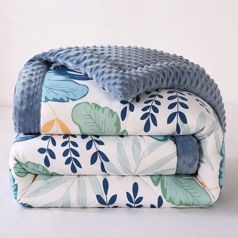 Uma versão B de algodão lavado Doudou Fleece Quilt Core Outono Inverno Engrossado Quente Ar Condicionado Colcha Doudou C