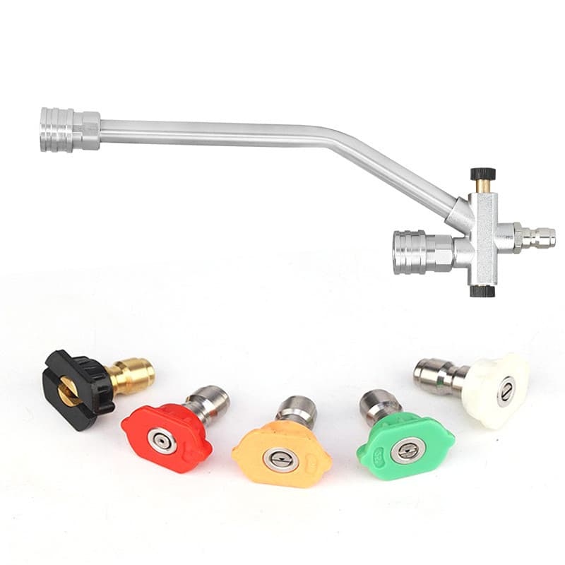 Lavadora De Pressão Dupla Função Varinha 1/4 " Conexão Rápida Canhão De Espuma De Neve Pistola De Sabão Acessório De Lim
