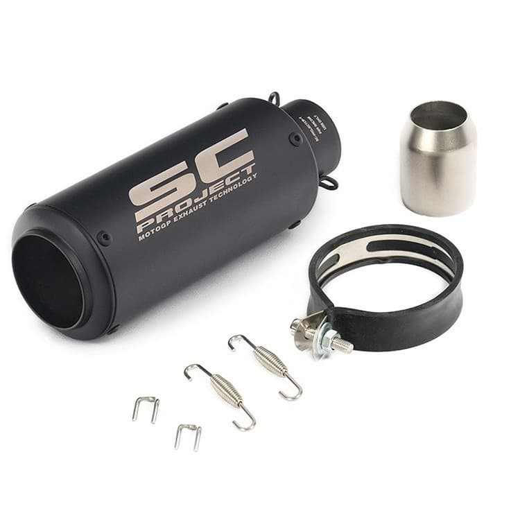 Entrada Universal 51mm 60mm SC Tubo De Escape Da Motocicleta Modificação Do