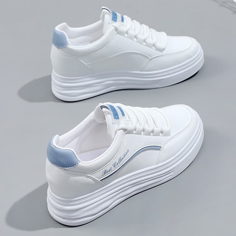 Sapatos casuais de verão, design de sola grossa que aumenta a altura, modelo multifuncional para viagens W17