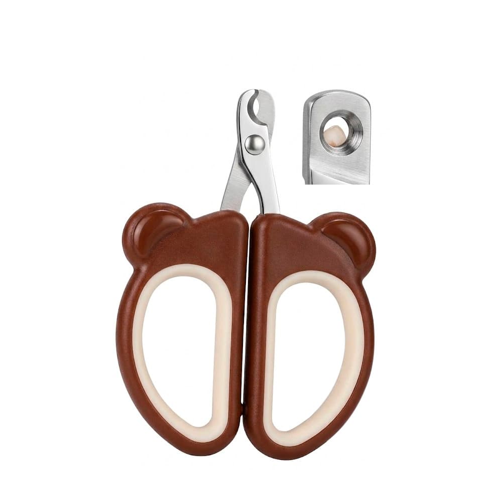 Tesoura Cortador de Unha Pet Filhote Bear Baby Pet Q PQ2045 para Cães e Gatos Pequenos