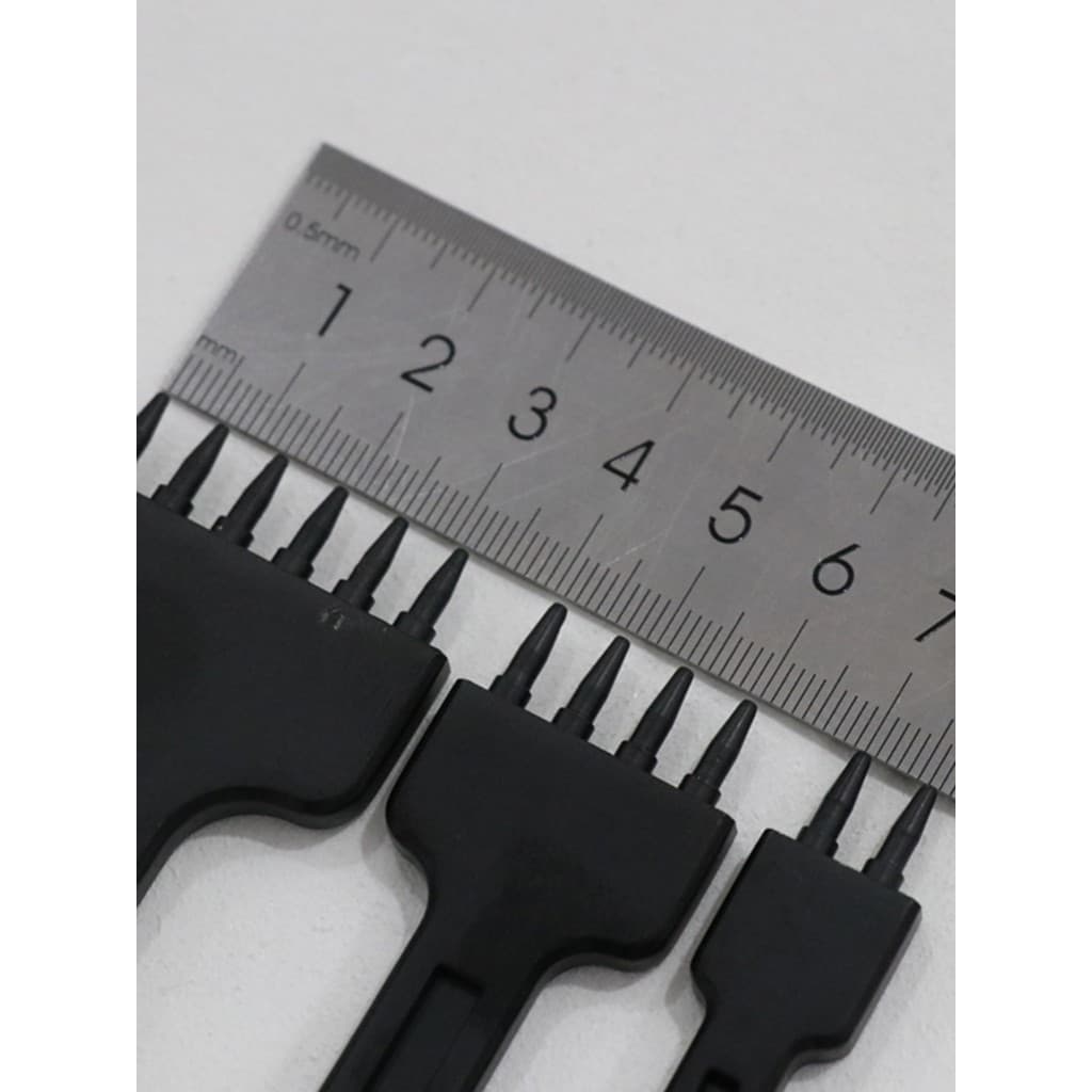 Preto redondo buraco perfurador Zhihui artesanal diy bens de couro buraco perfurador corte redondo alta dureza redondo p
