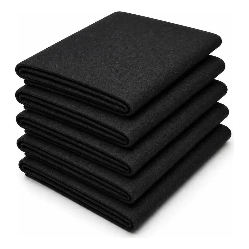 6 Refis Filtro Universal P/ Coifas E Exaustores 80x60 Preto