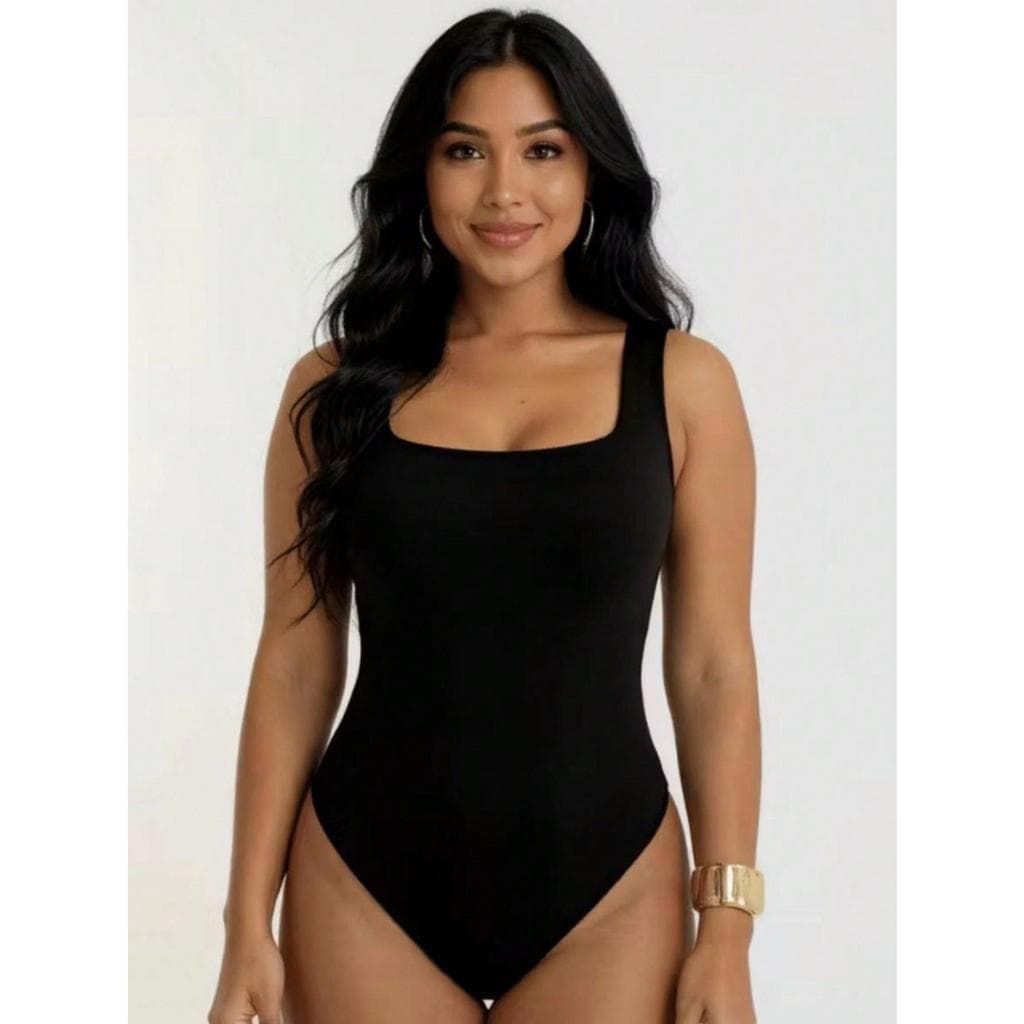 Body Bori Suplex Decote Quadrado Regata Feminina Promoção
