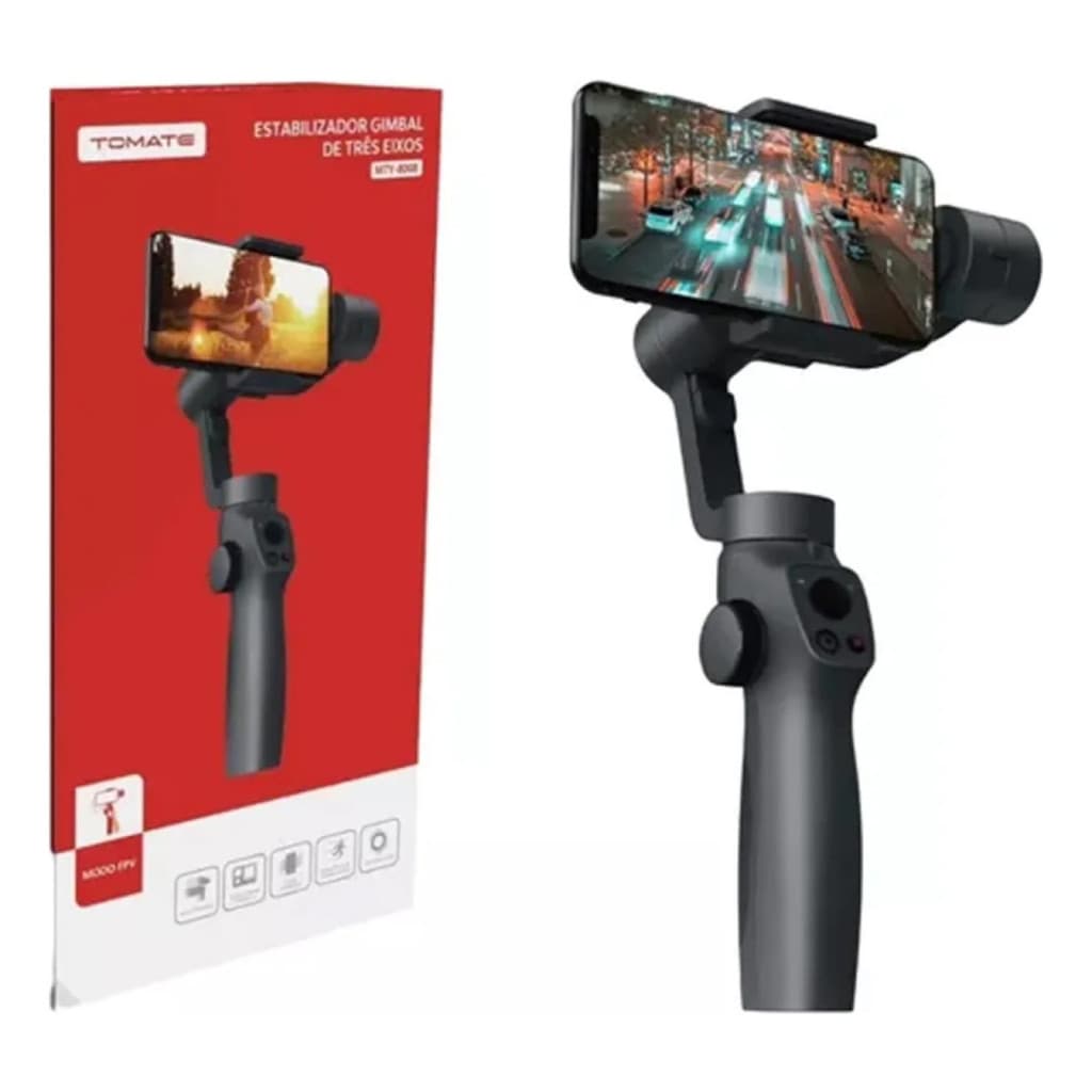 Estabilizador Celular Gimbal 3 Eixos Imagem Vídeo