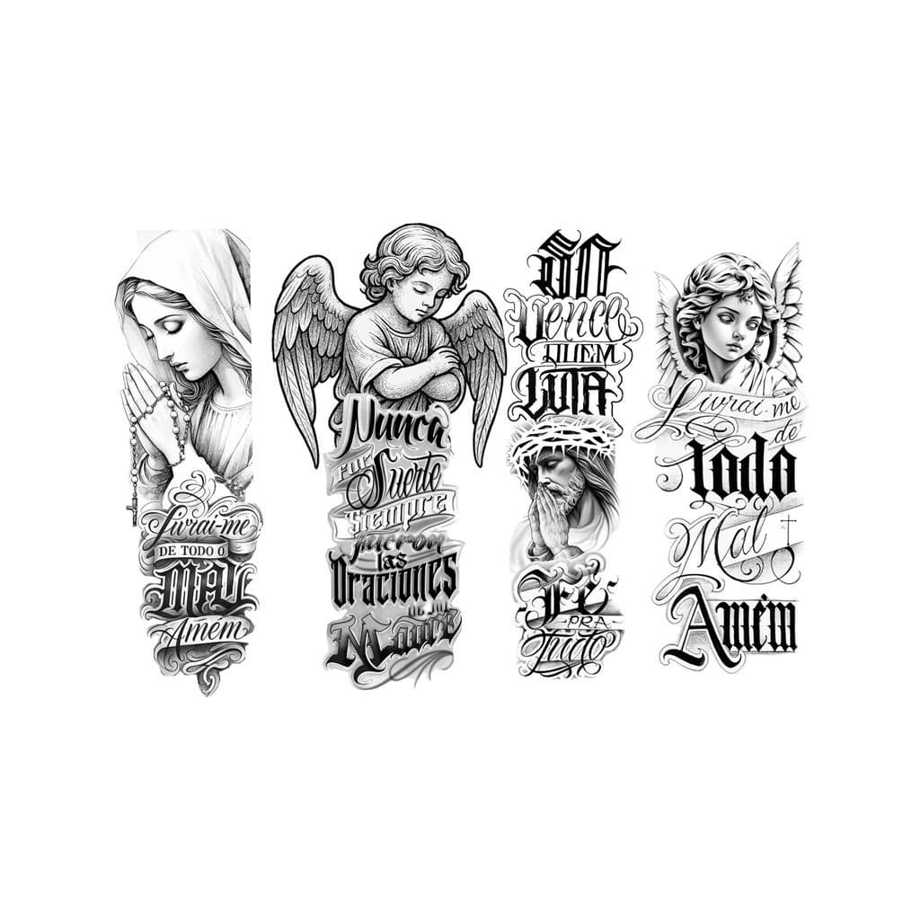Tatuagens Temporaria Tema Frases com Imagens