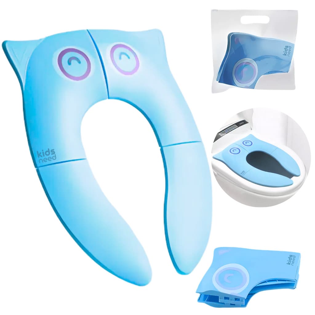 Redutor De Assento Dobrável Infantil Portátil Vaso Sanitário Coruja Kids Need