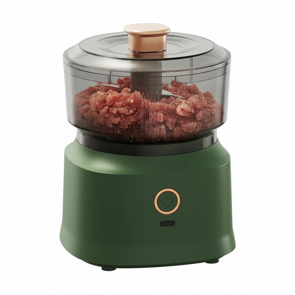 Processador de Alimentos Mini Elétrico Portátil Para Cortar, Triturar e Preparar Receitas