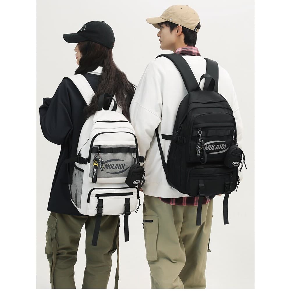 Mochila escolar masculina estudantes do ensino médio de alto valor adolescente Ultra-leve mochila Casual estilo Workwear