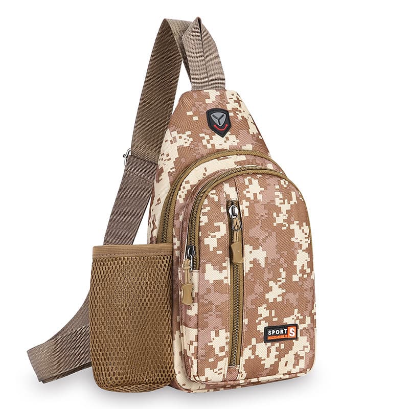 2024 novo estilo Multi-versão mochila masculina negócios ombro prático saco de peito moda simples contraste cor Casual s