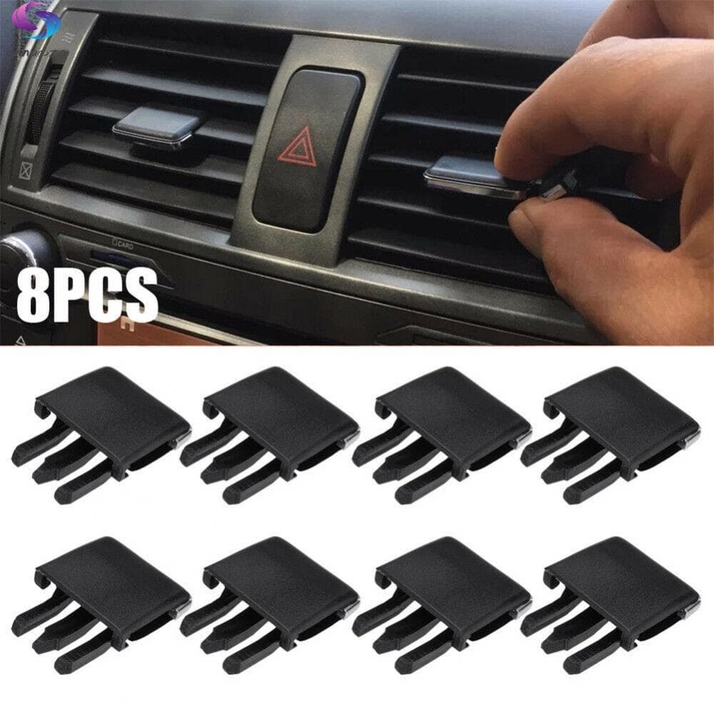 Kit De Clipes 31.3 Mm X 34.2 Universal 8pcs 8x Ajustar Ventilação De Ar Condicionado