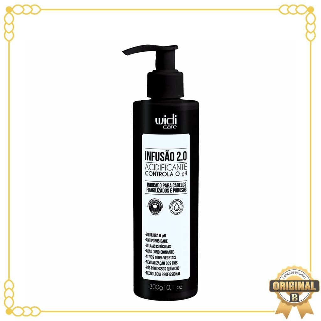 Acidificante Condicionante Infusão 2.0 Controle De Ph Widi Care 300g