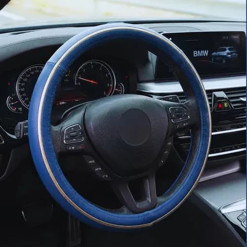 CAPA DE VOLANTE CROMADO FRONTAL 38 CM ACABAMENTO ESPORTIVO ALTA RESISTENCIA