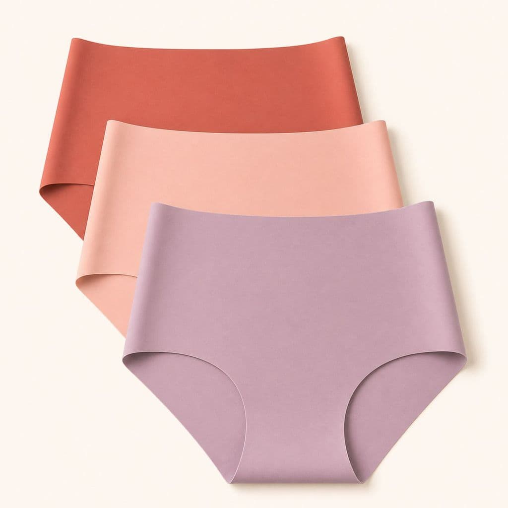 Kit 3 Calcinha Cintura Alta Premium Confortável Não Marca Roupa Intima Feminina
