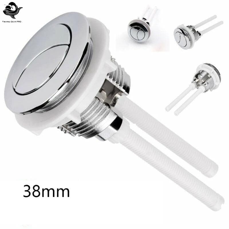 Válvula De Descarga Universal Para Tanque De Assento De Vaso Sanitário PFG , 38mm , 48mm , 58mm , Botão Duplo , Fácil In