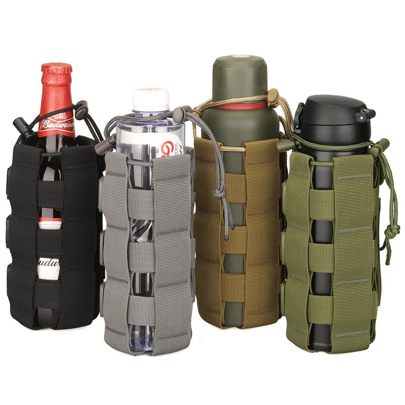 Suporte tático para garrafa de água, tamanho ajustável, suporte para copo térmico, novo suporte para copo de água portát