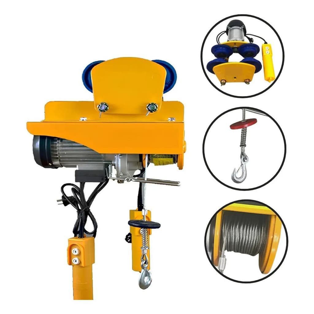 Talha Elétrica 300 A 600kg Com Trole Iwget300 Importway