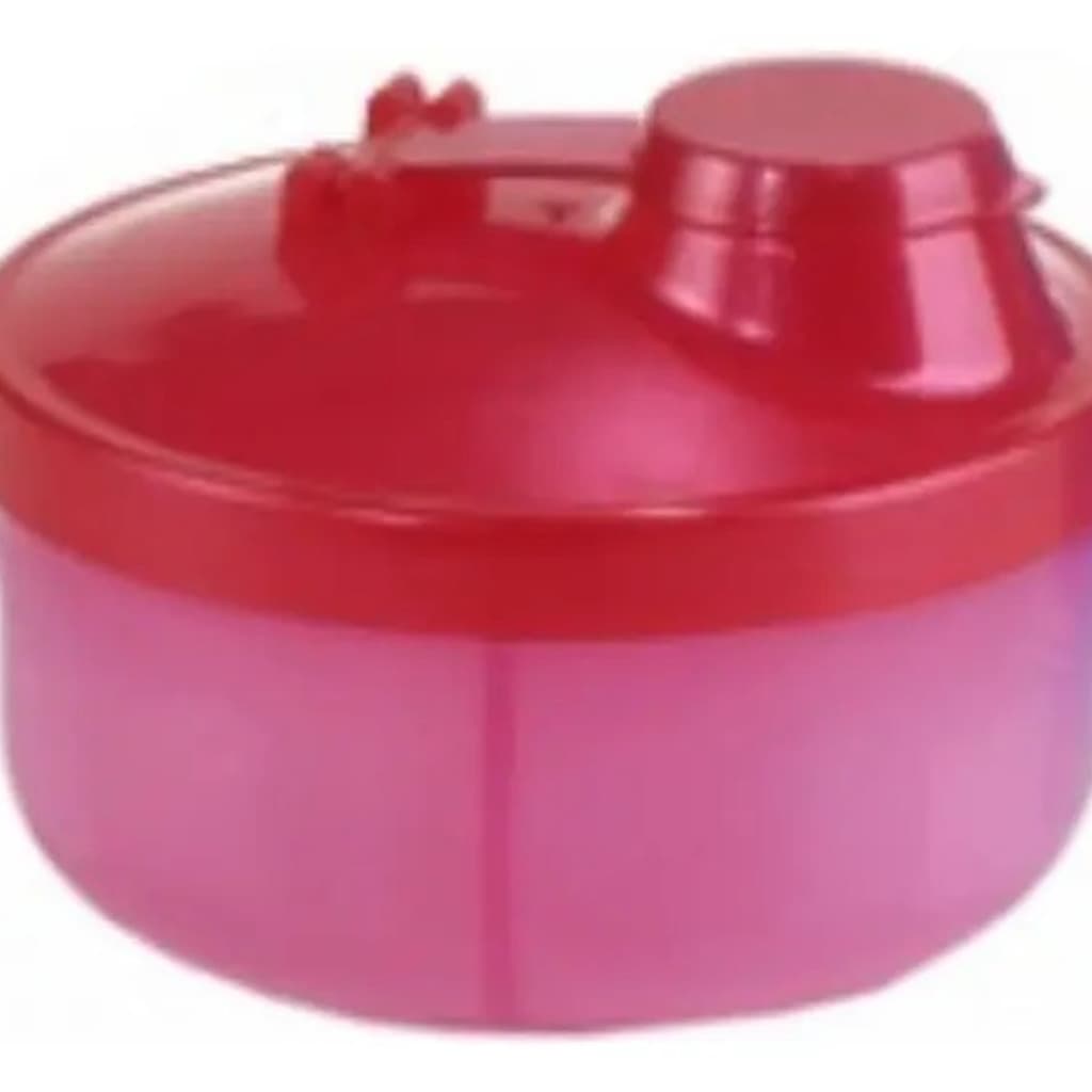 Porta Leite Em Pó Bebê 3 Divisórias Sem BPA New Baby