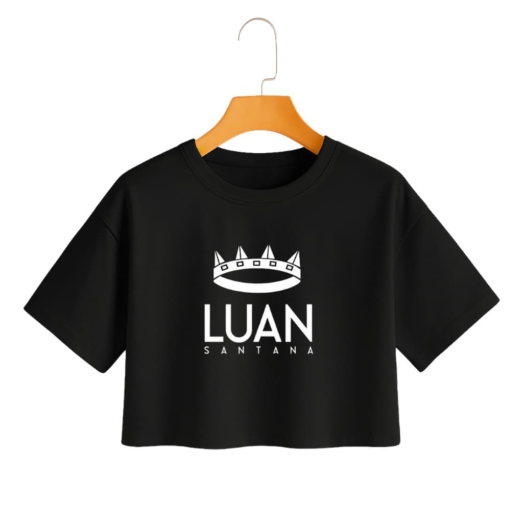 ROUPA CANTOR SERTANEJO LUAN SANTANA CROPPED FÃ SERTANEJO UNIVERSITARIO