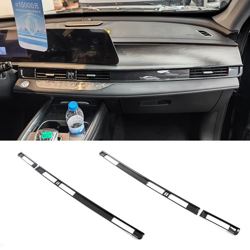 Adequado para 24 Cheryo Mengda 5 Controle Central Saída de Ar Frontal Moldura Decorativa Saída de Ar Modificação Interio