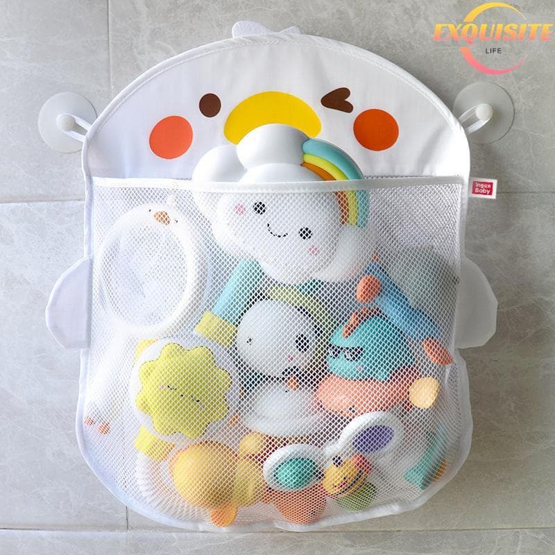 [EL-t] Organizador De Brinquedos De Banho Para Bebês , Bolsa De Rede De Malha Crianças , Armazenamento Banheiro , Format