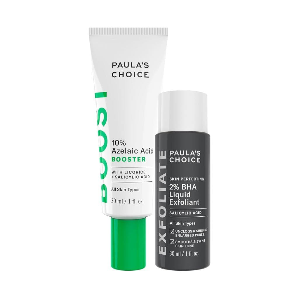 Paula's Choice Sérum de Ácido Hialurônico 10% + Líquido Esfoliante de Ácido Salicílico BHA 2% Conjunto de Viagem, 2 peça