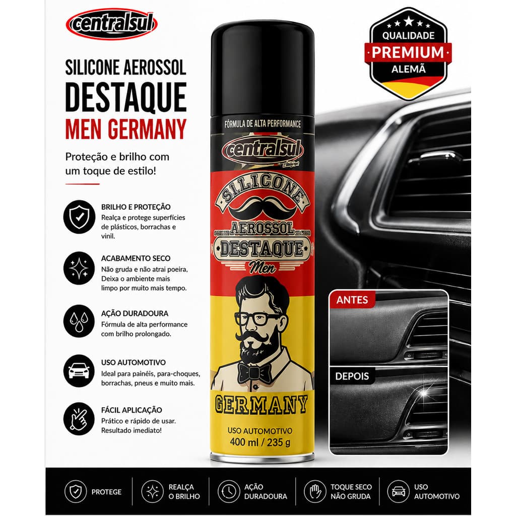 Silicone Spray Germany 400ml Centralsul