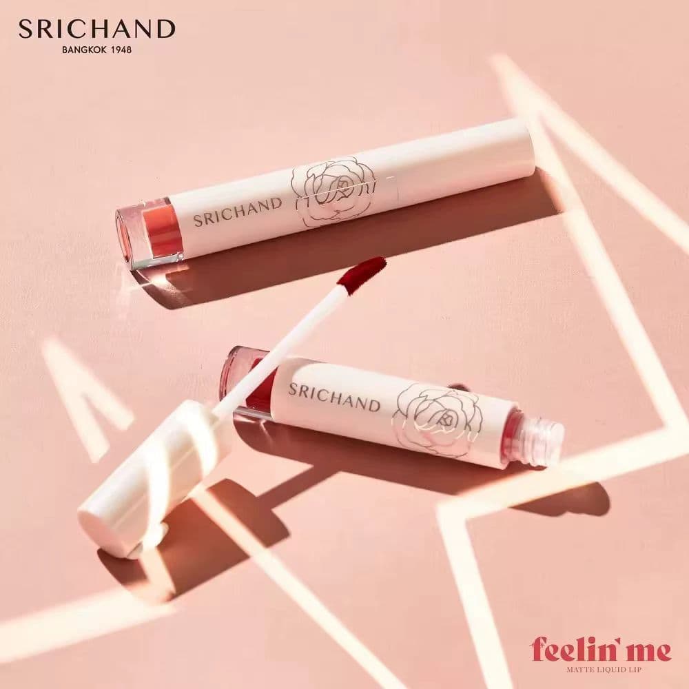 Tailândia Srichand Srichand Lip Gloss Matte Matte de longa duração não desbotado copo antiaderente à prova d'água suor b