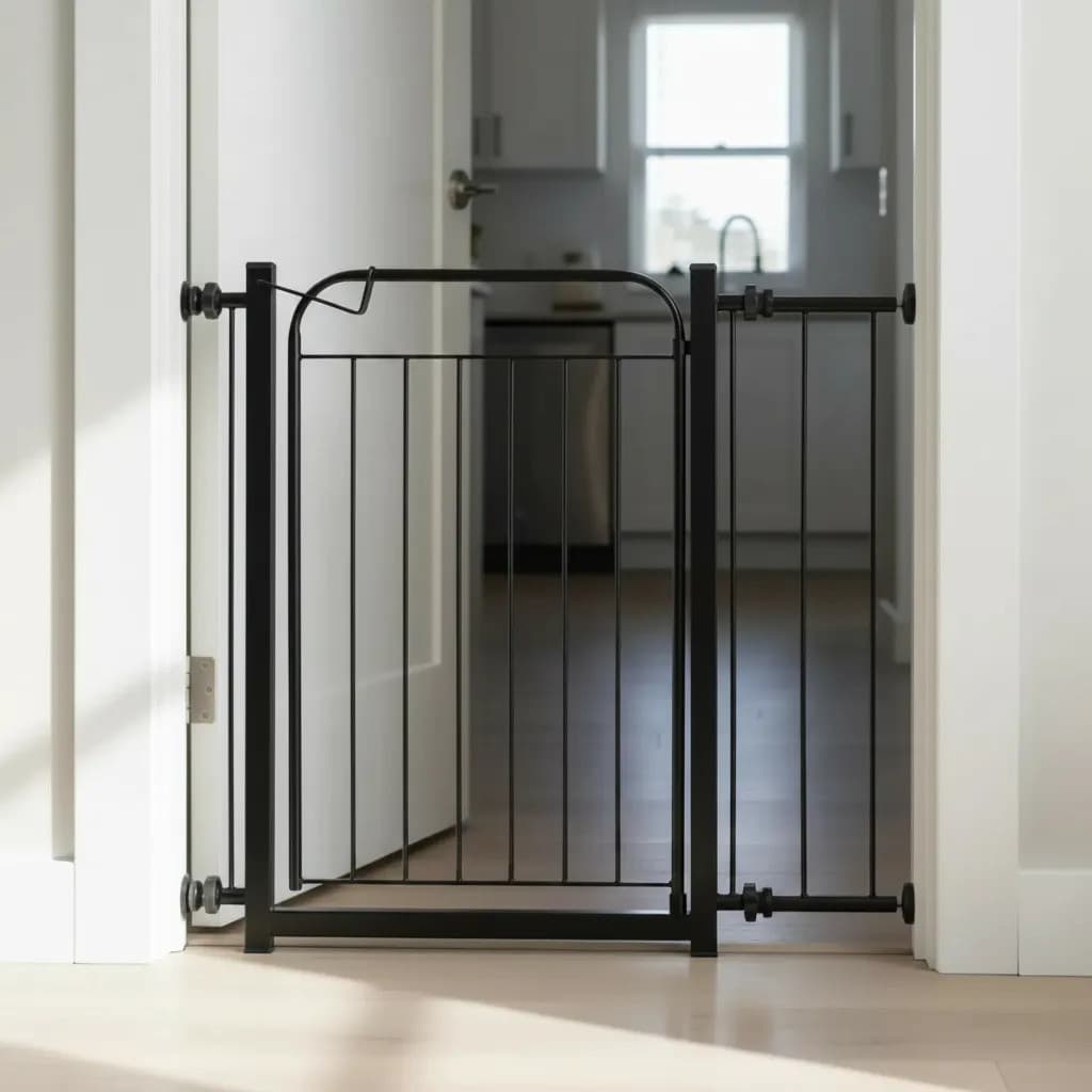 Grade Regulável 78 A 93cm Portão Pet Bebê Proteção Extensor Segurança