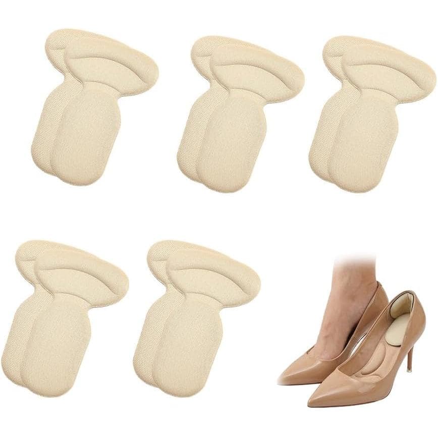10 Peças de Almofadas para Calcanhar para Sapatos Muito Grandes, Forros Antiderrapantes para Mulheres e Homens, Inserçõe