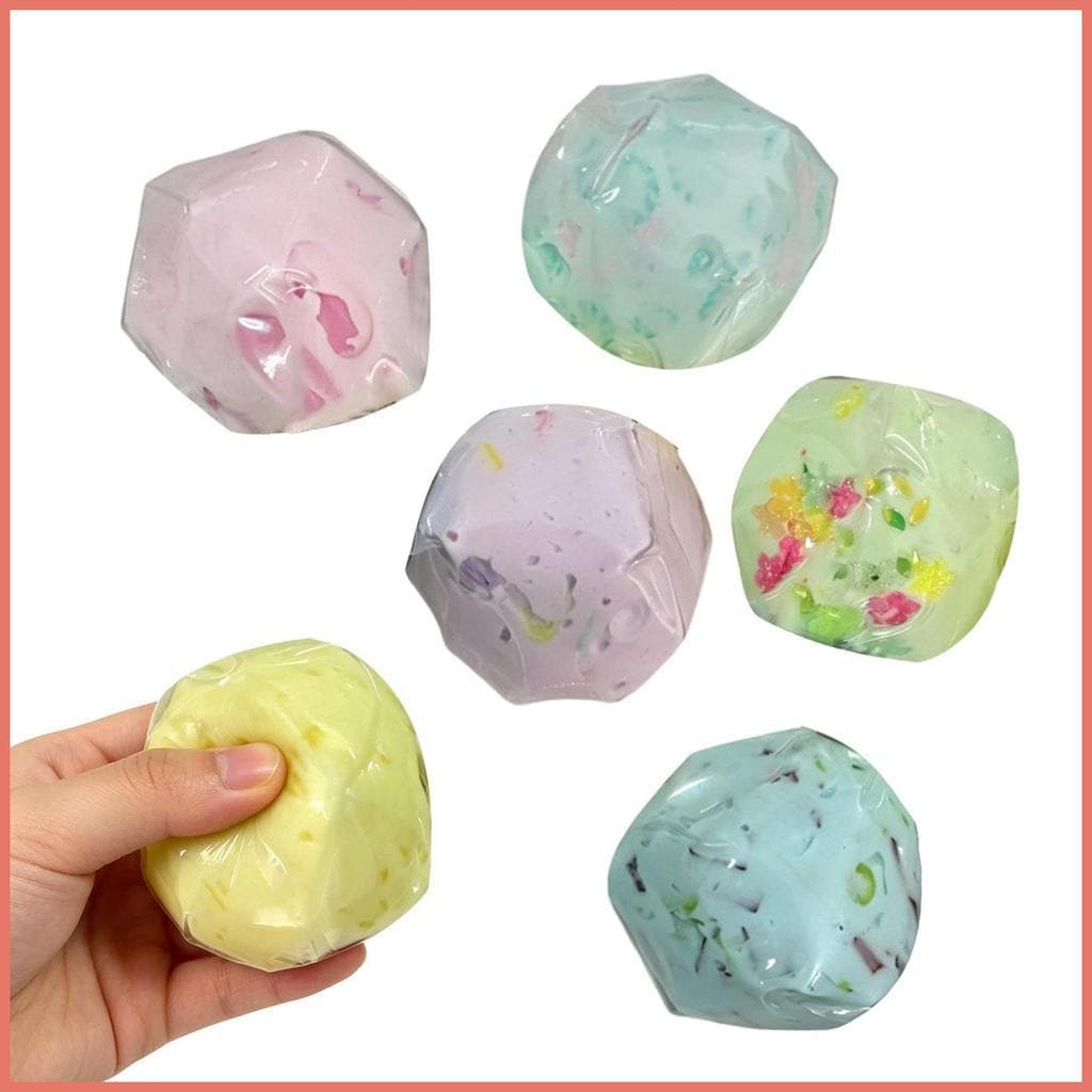 Brinquedos De Aperto Macio 6 Peças Recuperação Lenta Alívio Estresse Bola Sensorial Brincadeira Pitada Para Meninos Meni