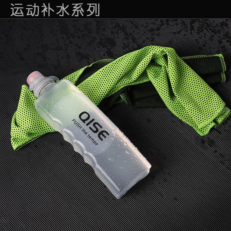 Garrafa de água esportiva portátil portátil de 300ml, garrafa de água portátil para corrida, pp, copo de água ecologicam