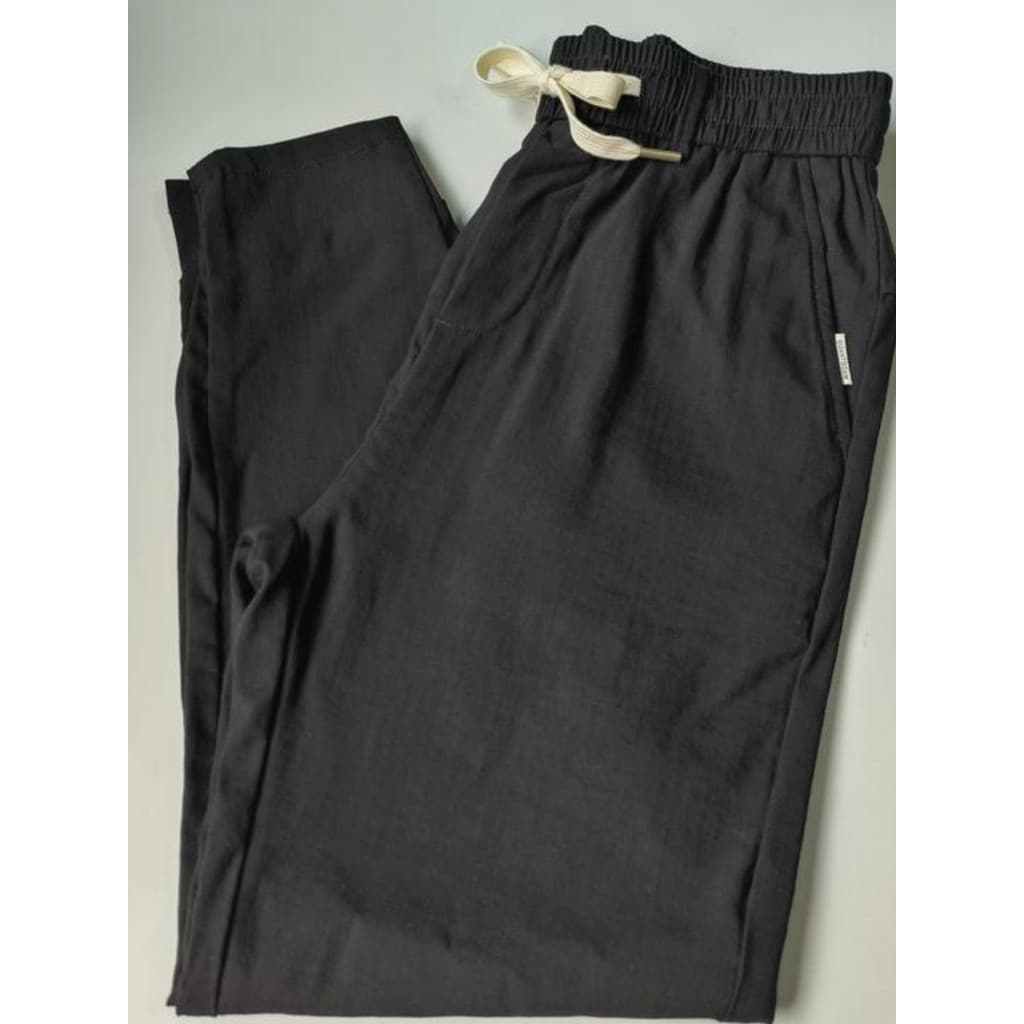 Calças masculinas de verão cintura elástica calças esportivas All-Match Casual tornozelo comprimento calças 2178