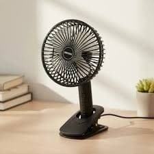 Ventilador Portátil Refresca Calor Verão Mesa Escritório Carro Casa
