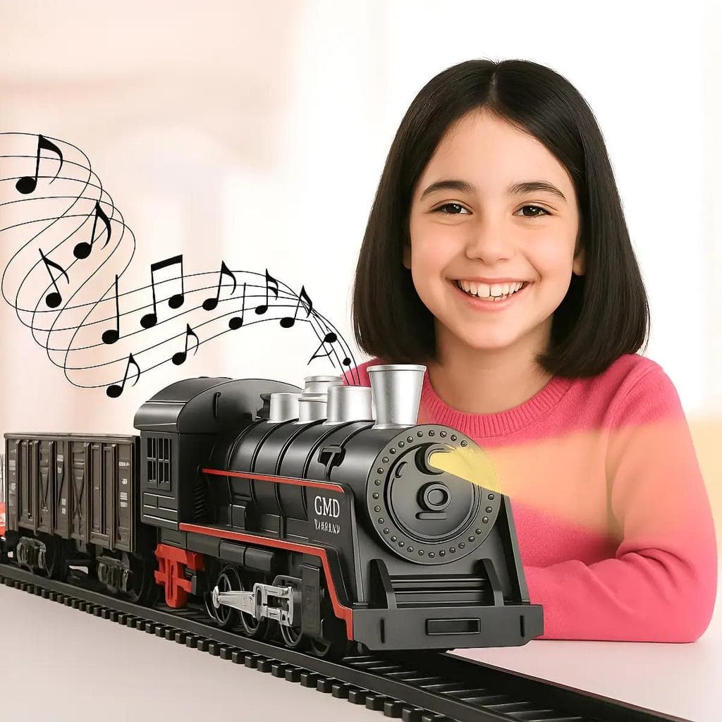 Trenzinho De Brinquedo Trilhos Vagões Com Luz Ferrorama Trem