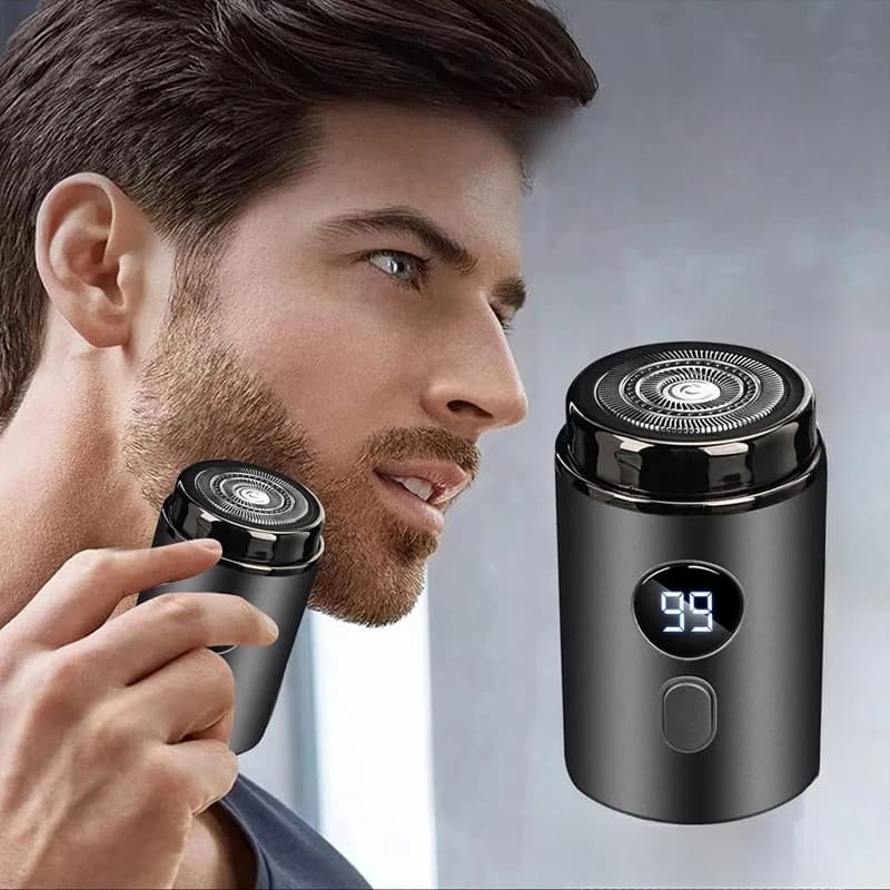 Barbeador Elétrico Masculino , Ferramenta De Barbear Recarregável , Portátil , Reparador De Barba Para Homens , À Prova