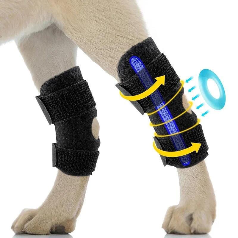 2 Peças Protetor de Artrite para Cães, Suporte para Recuperação de Lesões nas Pernas, Bandagem Protetora, Protetores de