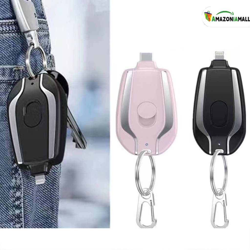Carregador portátil de telefone de emergência 1500mah, adequado para iphone ou android