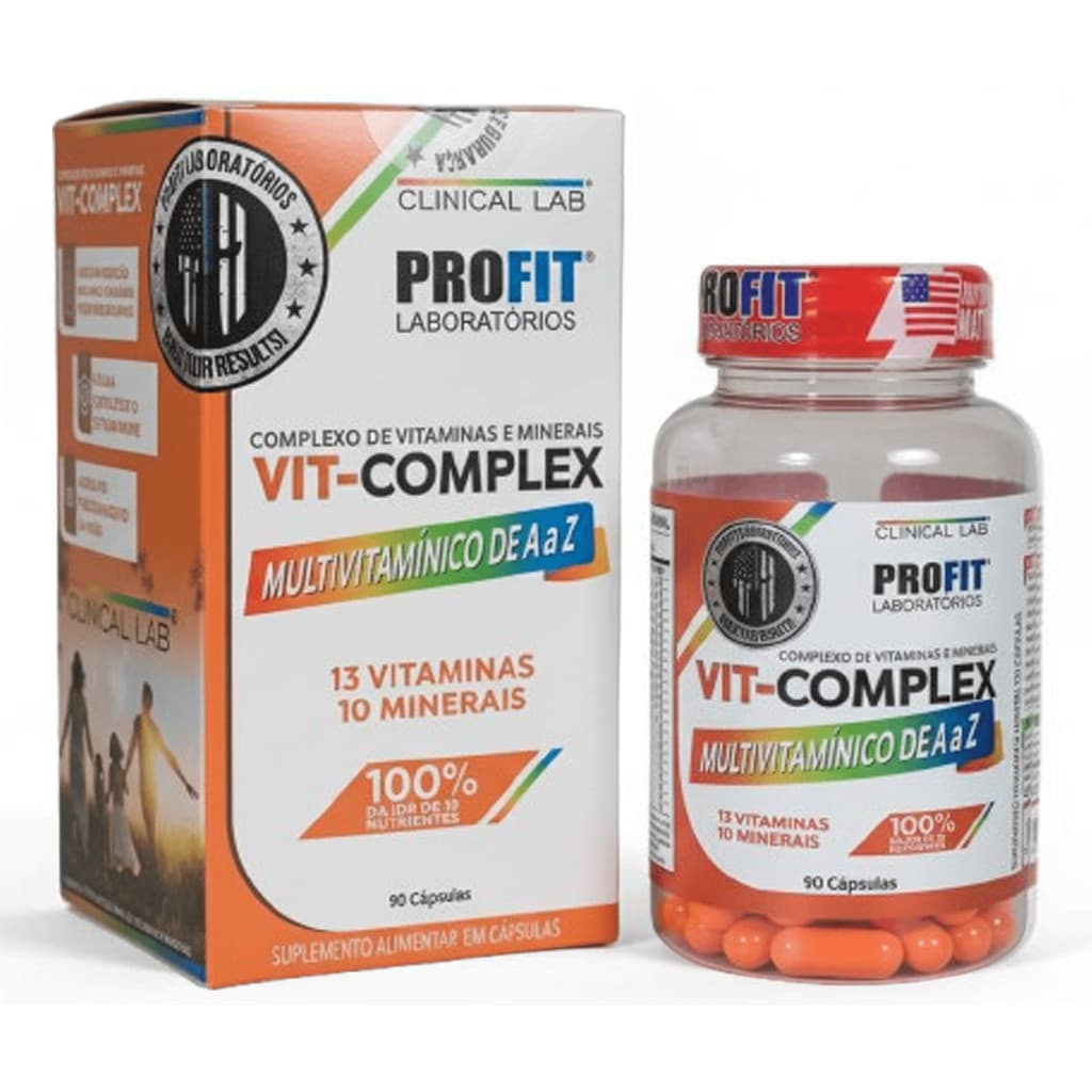 Multivitamínico A-Z Vit-Complex 90 Cápsulas - PROFIT