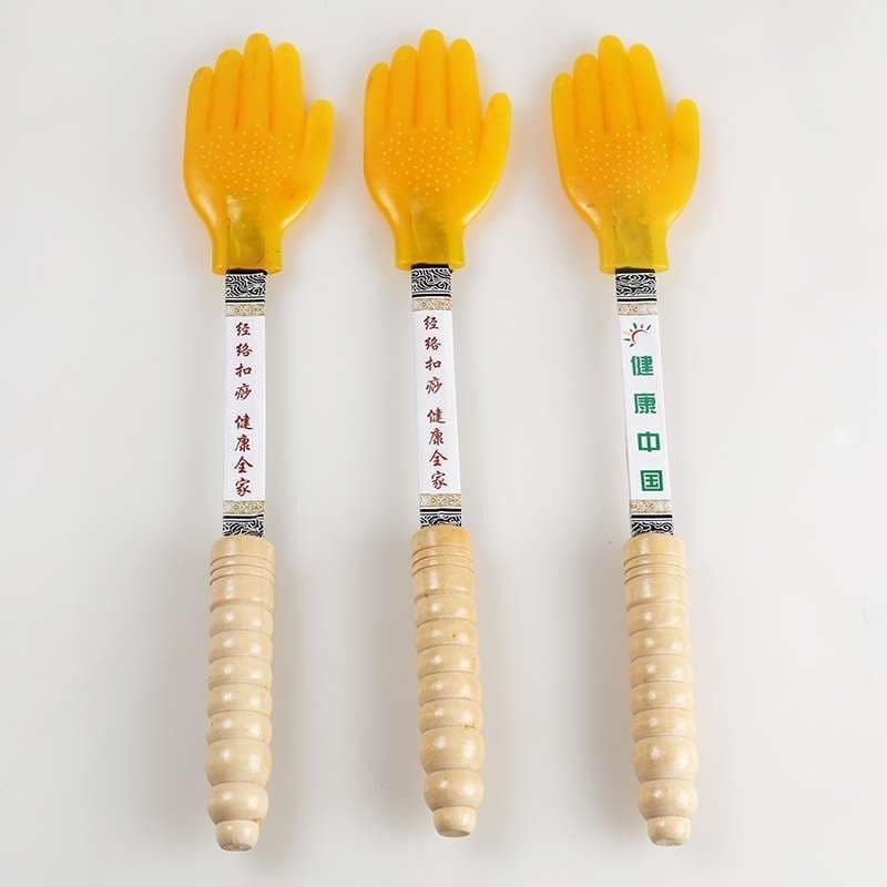 Meridian pequeno amarelo Pat palma-forma muscular tapinhas placa de Silicone cuidados de saúde areia-cuidados domésticos