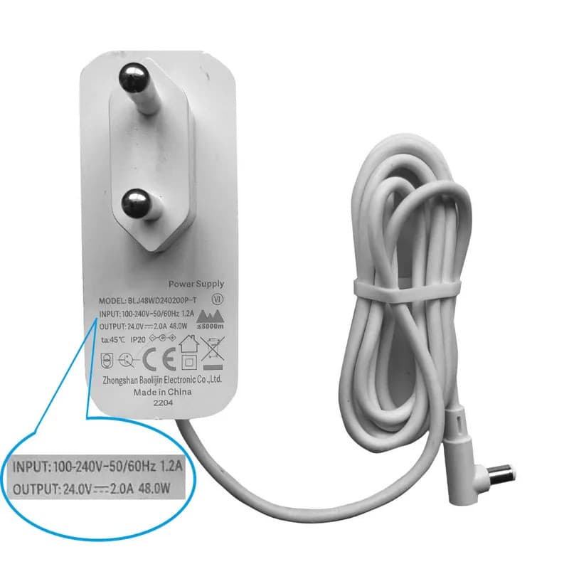 Adaptador De Alimentação De Substituição Para Xiaomi Mi Purificador De Ar Inteligente 4 Lite Smartmi P2 Carregador Cabo
